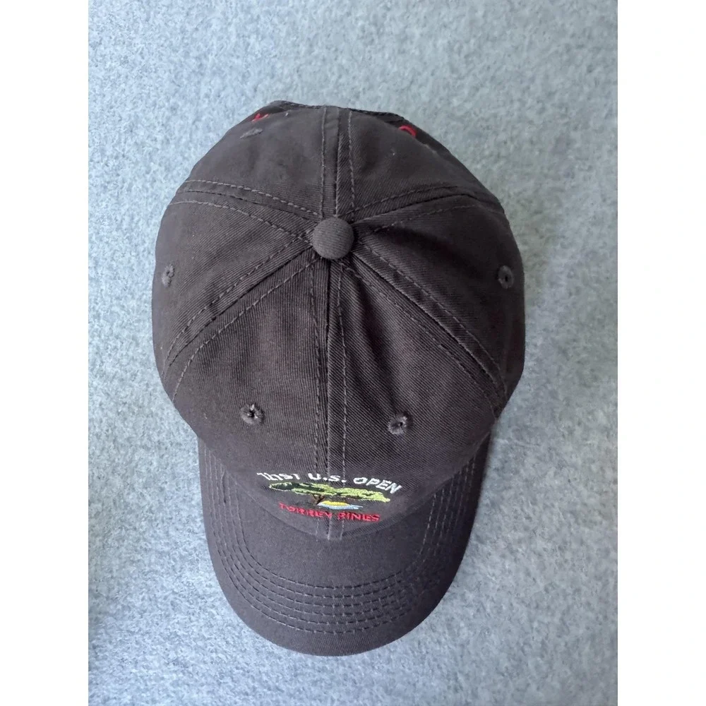 121st U.S. Open Hat Cap Strap Back Mens One Size Brown Golf USGA Torrey Pines